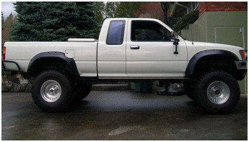Bushwacker 89-95 Toyota Cutout Style Flares 2pc - Black bus31020-11