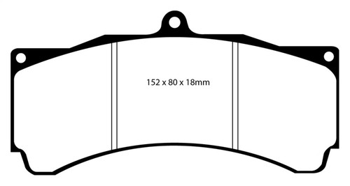 EBC Brakes Yellowstuff Performance Brake Pads ebcDP4005R