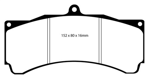 EBC Brakes Yellowstuff Performance Brake Pads ebcDP4032R
