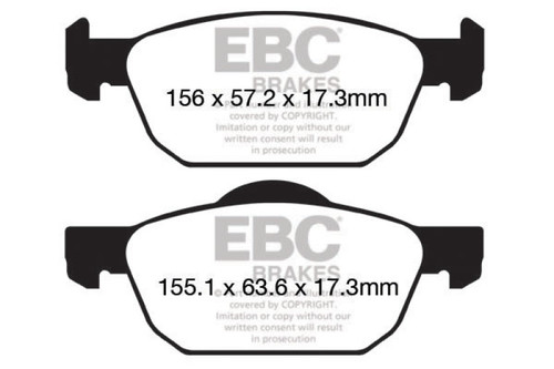 EBC Brakes Yellowstuff Performance Brake Pads ebcDP42154R