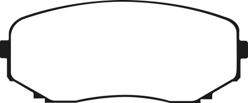 EBC 11-14 Ford Edge 2.0 Turbo Greenstuff Front Brake Pads