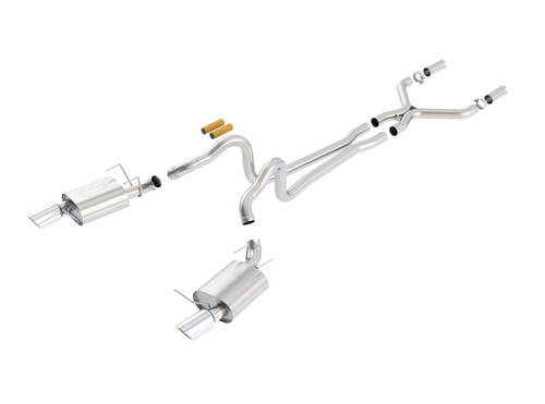 Borla 13-14 Mustang GT/Boss 302 5.0L V8 RWD Single Split Rear Exit S-Type Catback Exhaust