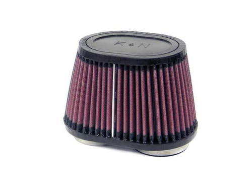 K&N Filter Universal Rubber Filter - Oval Tapered - 3.75in Top O/S W x 4in Base O/S W x 4in H