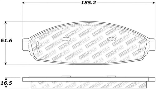 StopTech Street Select Brake Pads - Front sto305.09310