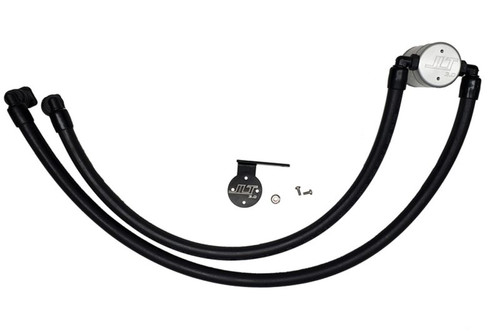 JLT 17-20 Ford F-250 6.2L/7.3L Passenger Side Oil Separator 3.0 - Clear Anodized