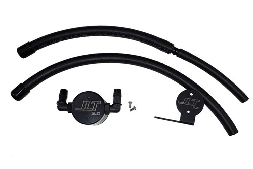 JLT 07-20 Toyota Tundra 5.7L Driver Side Oil Separator 3.0 - Black Anodized