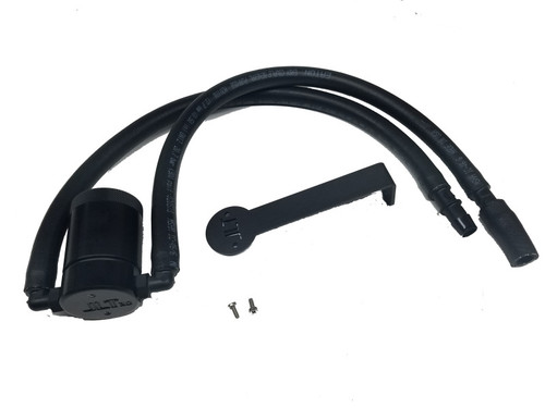 JLT 12-17 Jeep Wrangler JK 3.6L Passenger Side Oil Separator 3.0 - Black Anodized