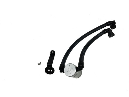 JLT 15-19 Ford Edge Sport/ST Passenger Side Oil Separator 3.0 - Clear Anodized