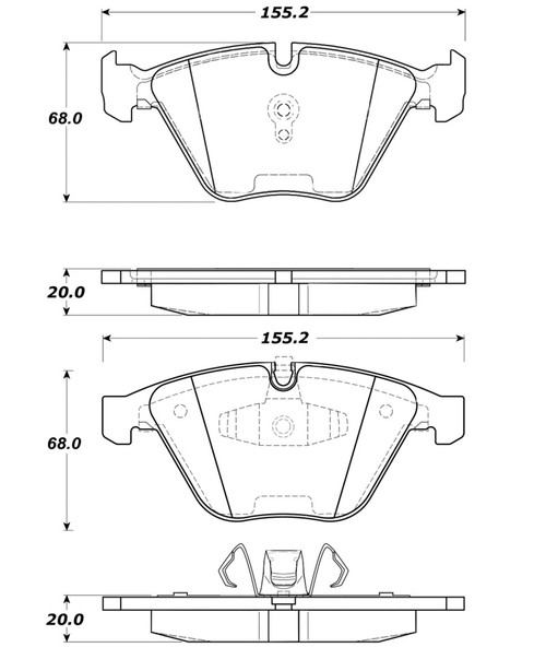 StopTech Street Touring Brake Pads sto308.12600