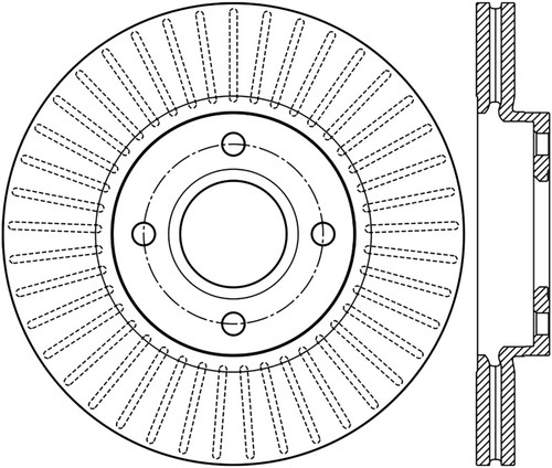 Stoptech 14-16 Ford Fiesta Front Cryo Rotor