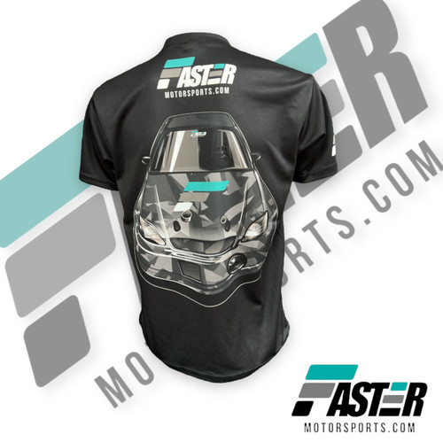 Faster Motorsports Civic Shirt And Black And Blue Logo Hat Combo - Faster Motorsports