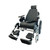 Rehab Tilt-in-Space - Adult, 22" Wide Tilt & Recline wheelchair with headrest, leg rests and anti-tippers, Weight limit:300lbs. K522L