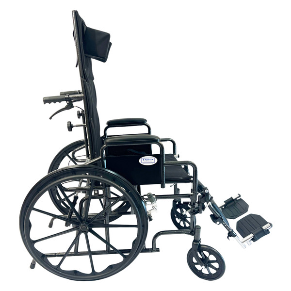 eChair recliner-18"  Recliner with detachable arms, elevating leg rests, Weight limit:250 lbs