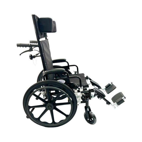 Pediatric Recliner - 12" Pediatric recliner with elevating leg rests, Weight limit 250 lbs.  K477A12L15