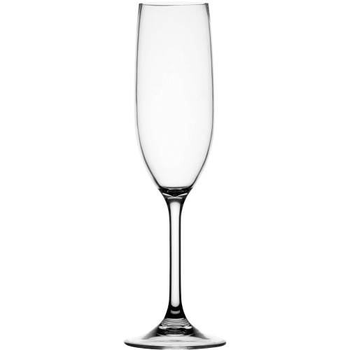 Marine Business Non-Slip Flute Glass Party - CLEAR TRITAN - Set of 6 [28105C]