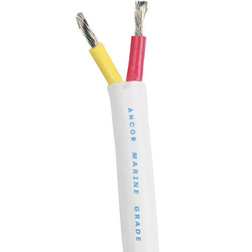 Ancor Safety Duplex Cable - 12\/2 AWG - Red\/Yellow - Round - 100' [126310]