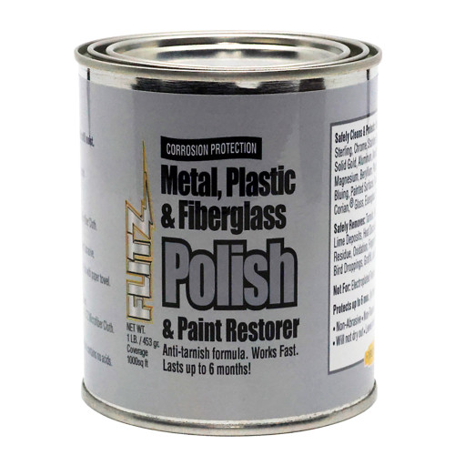 Flitz Metal, Plastic  Fiberglass Polish Paste - 1.0lb [CA 03516-6]