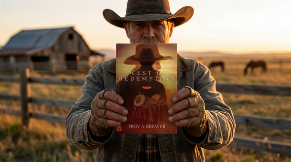 West of Redemption, Troy A. Brewer, Western historical fiction, Texas history, Western adventure, Texas frontier, Hell's Half Acre, historical fiction books, family legacy, redemption