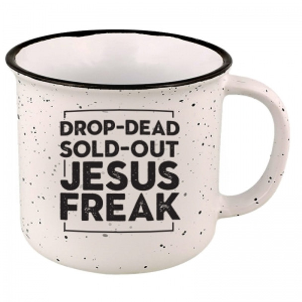 Drop-Dead Sold-Out Jesus Freak Mug