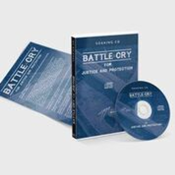 Battle Cry for Justice & Protection soaking CD and free prayer card