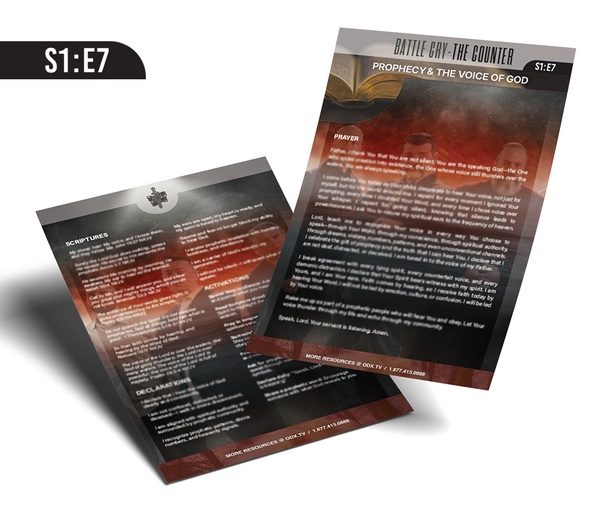 Battle Cry The Counter - PROPHECY & HEARING GOD'S VOICE (S1:E7)