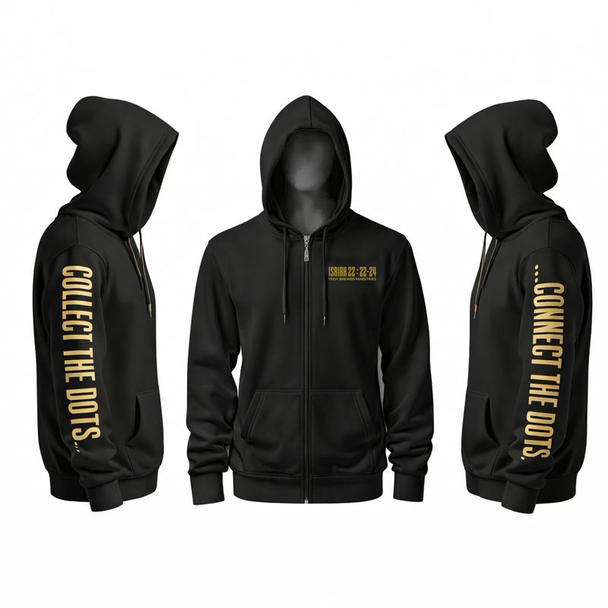 Collect The Dots...Connect The Dots Zip Up Hoodie