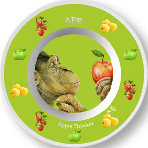 Be-Ve Kids Ape Bowl for Children. Discover Apple Thinker!  Be-Ve Kids Ape Bowl for Children. Discover Apple Thinker!