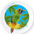 Be-Ve Kids Personalized Bird Plate For Children.  Meet Toucanetta Papaya ! 