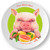 Be-Ve Kids Personalized Pig Plate for Children Meet Puckery Piglet Be-Ve Kids Personalized Pig Plate for Children Meet Puckery Piglet