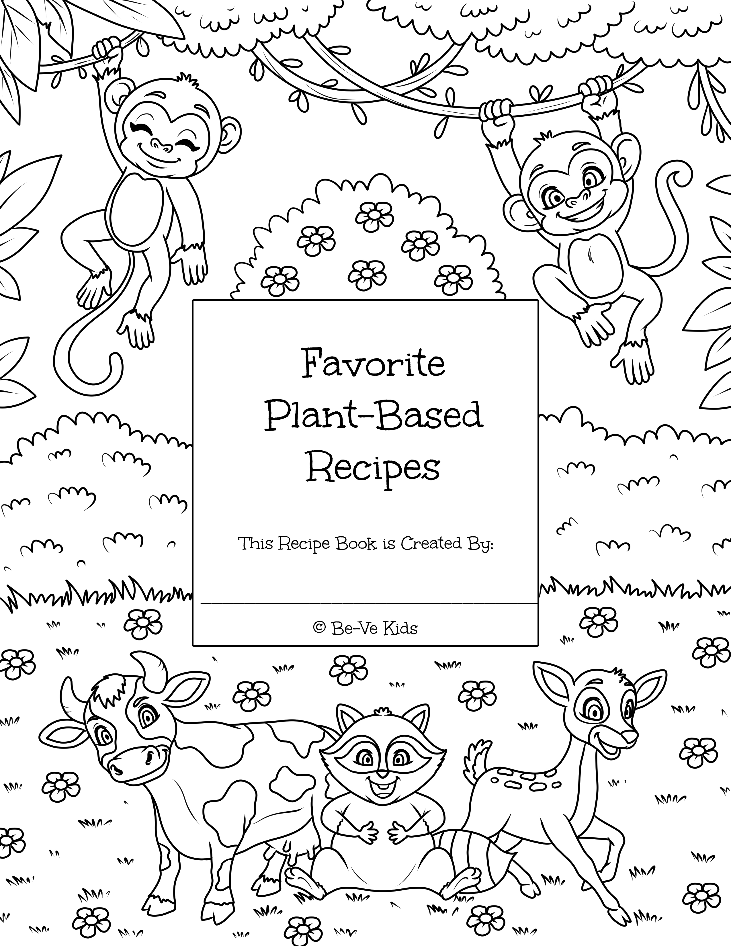 Cook Book Coloring Pages