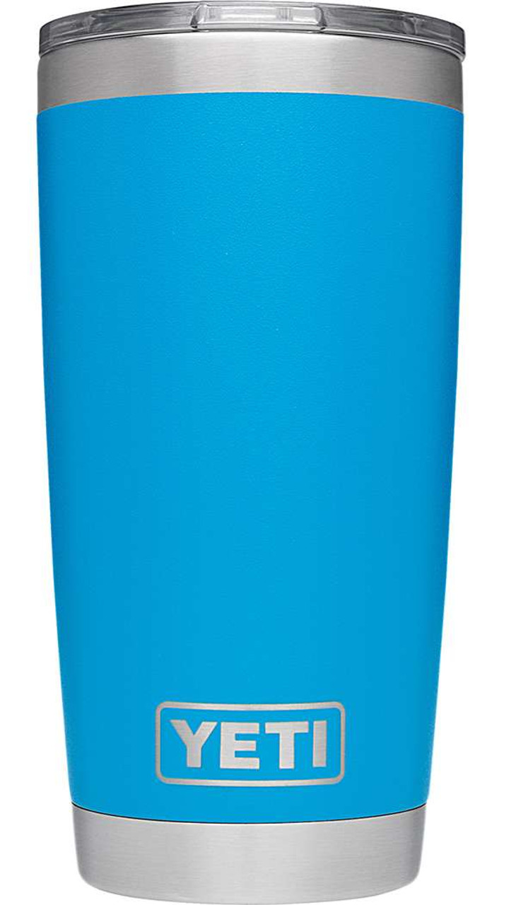 Yeti Rambler Tumbler 20oz Tahoe Blue - TackleDirect