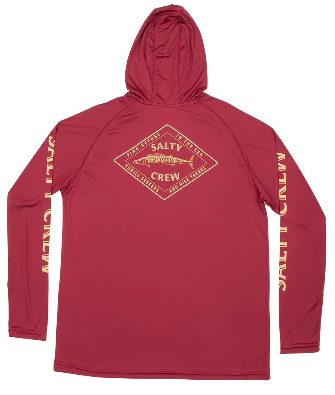 Salty Crew Hotwire Pinnacle Tech Hood Shirts - TackleDirect