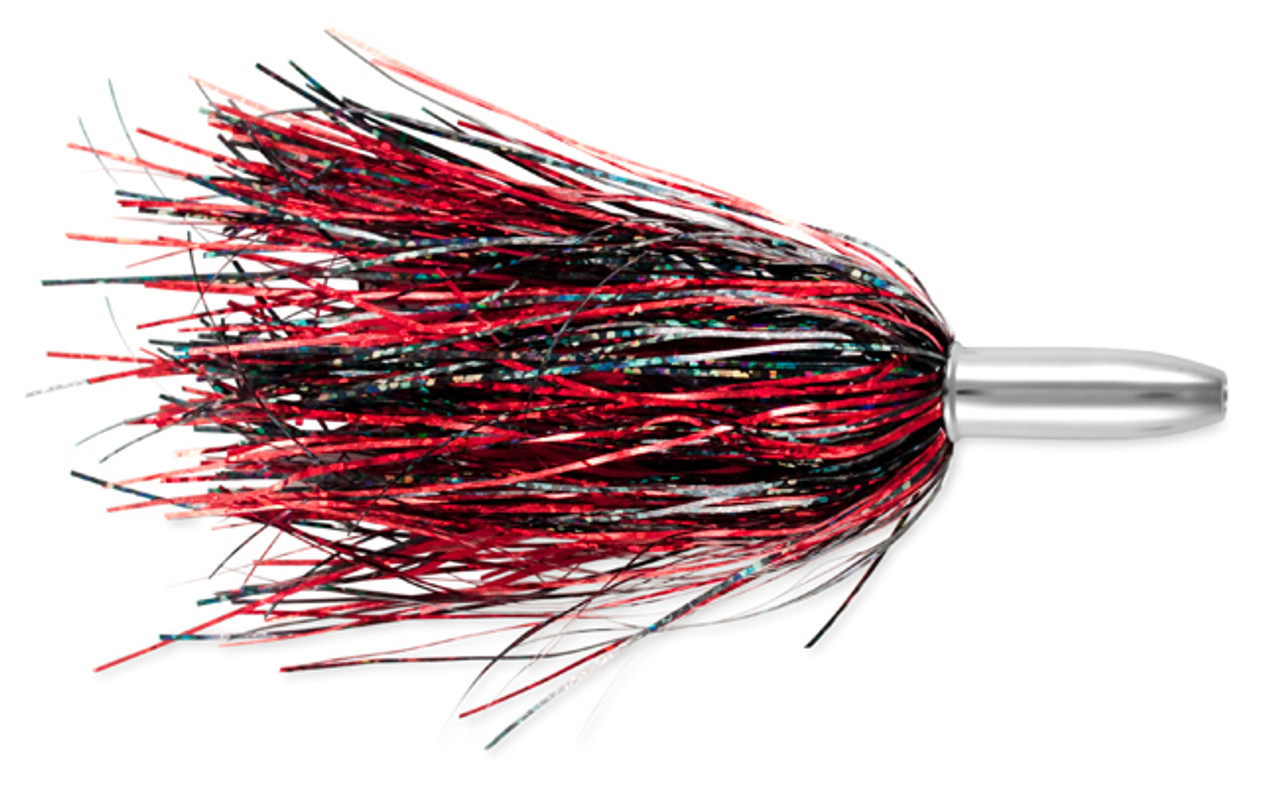 CandH Billy Baits Mini Turbo Slammer Lure Black Red/Red TackleDirect