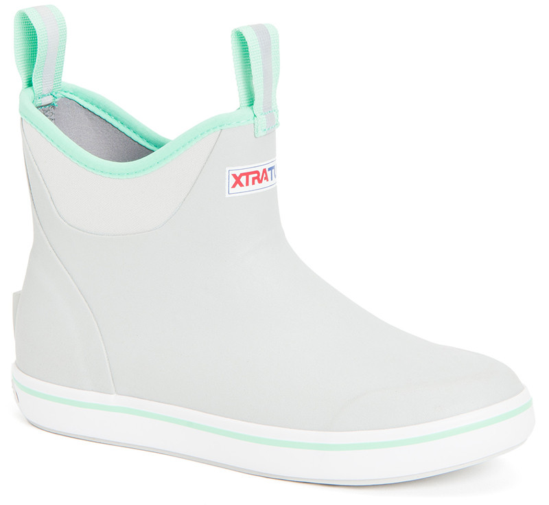 Xtratuf Womens Ankle Deck Boots - Gray 