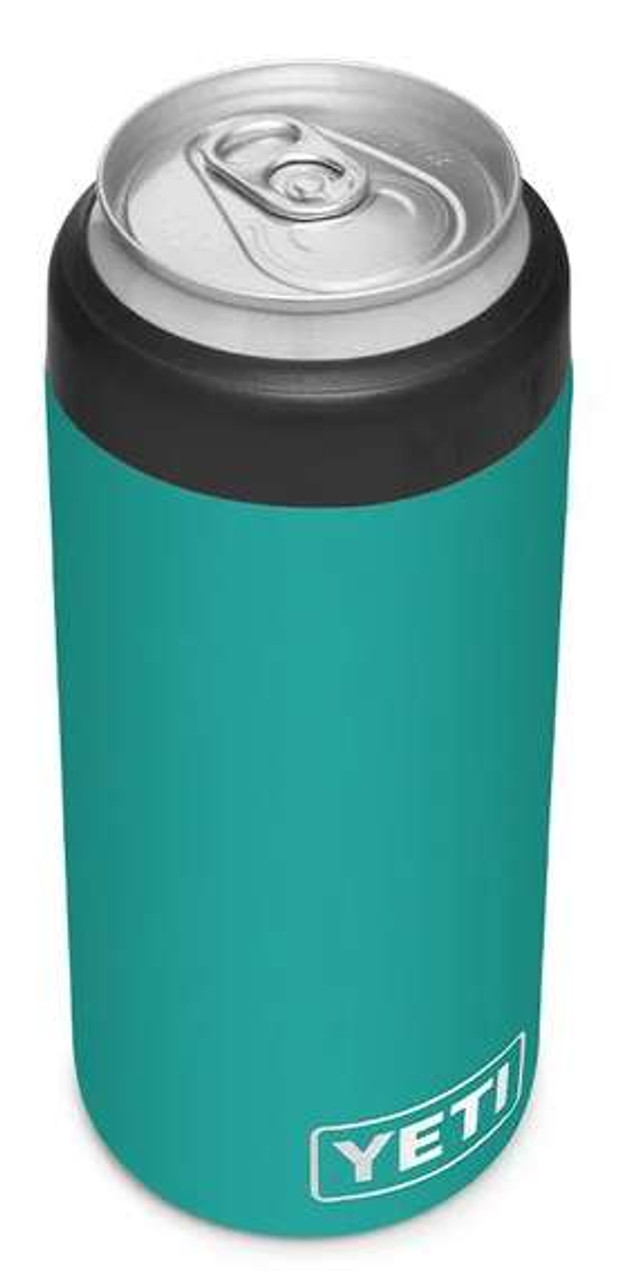 Yeti - Rambler 12 oz Colster Slim Can Insulator Aquifer Blue