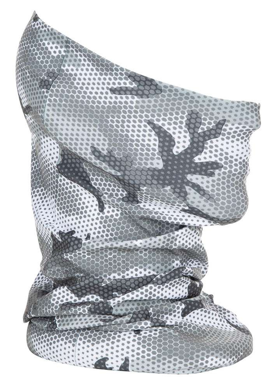 Simms Neck Gaiter Hex Flo Camo Steel TackleDirect