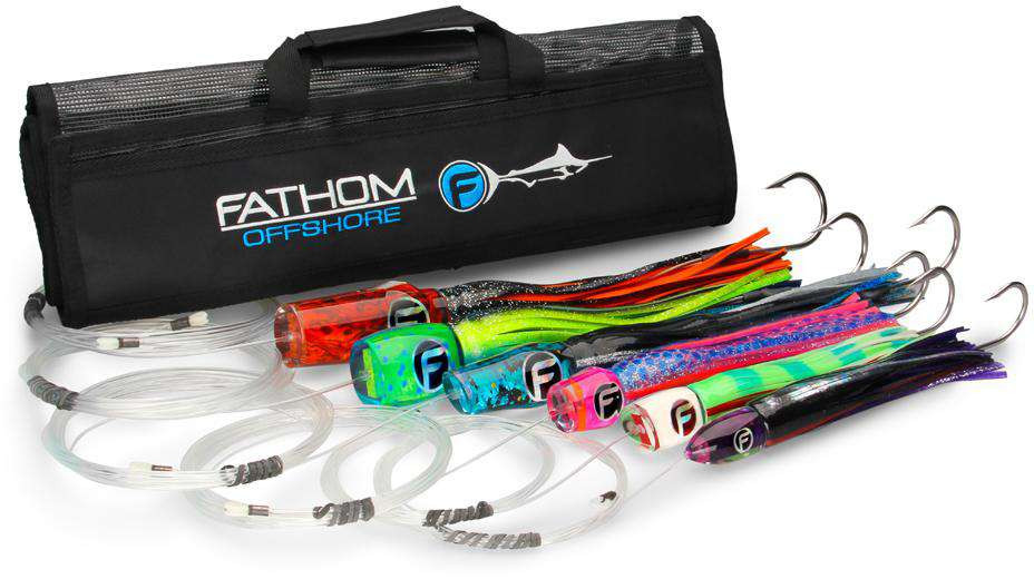 Fathom Offshore PreRigged Blue Marlin Trolling Lure 6pk TackleDirect