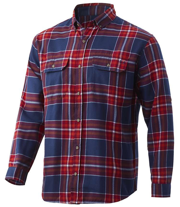Huk Maverick Fishing Flannel Shirts TackleDirect