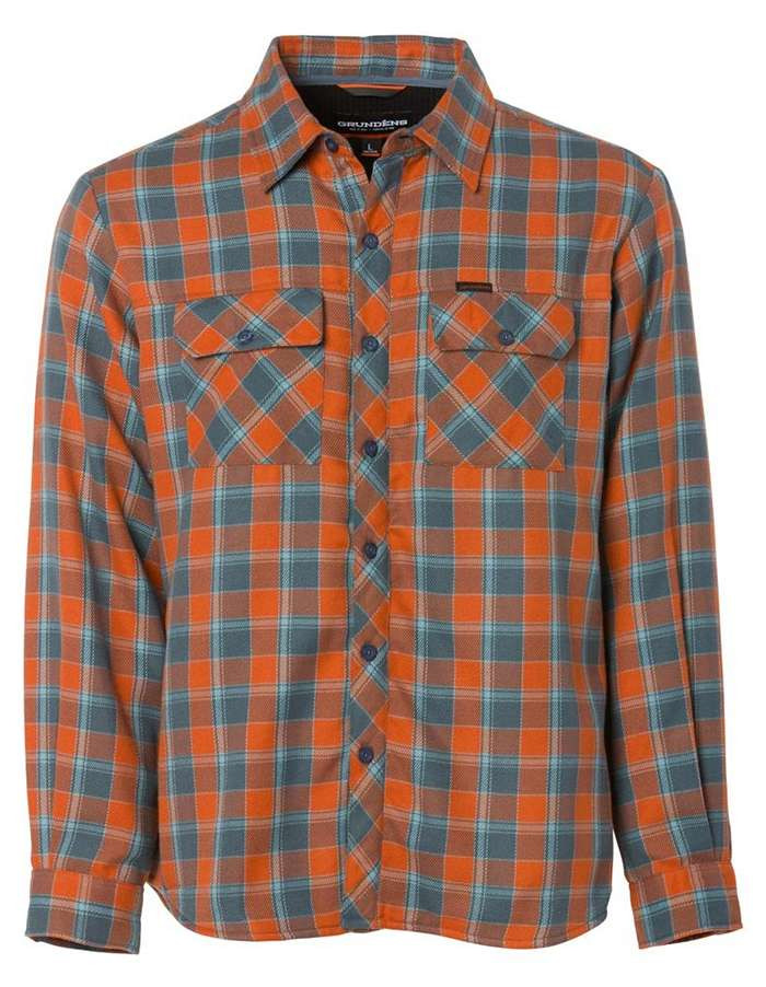 Chemise Isotherme Grundens Kodiak - Homme - Tissu Polaire Plaqué Vert - Taille 40018 - Neuf