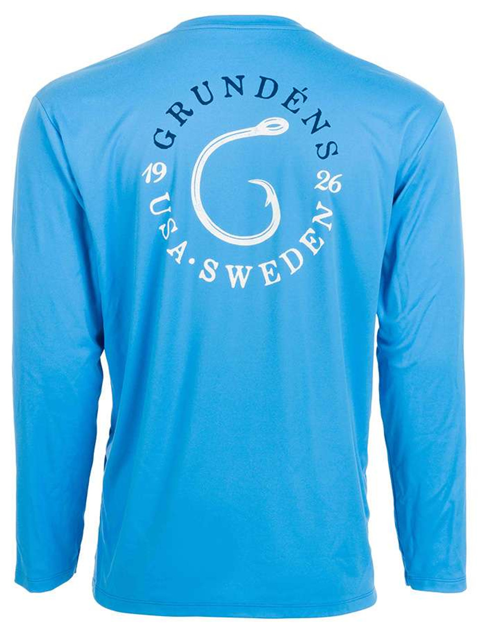 Grundens Tech Tee Long Sleeve Shirt - G-Hook Print - TackleDirect