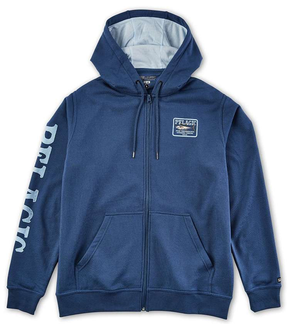 Pelagic Game Fish Hoody - Smokey Blue - Medium - TackleDirect