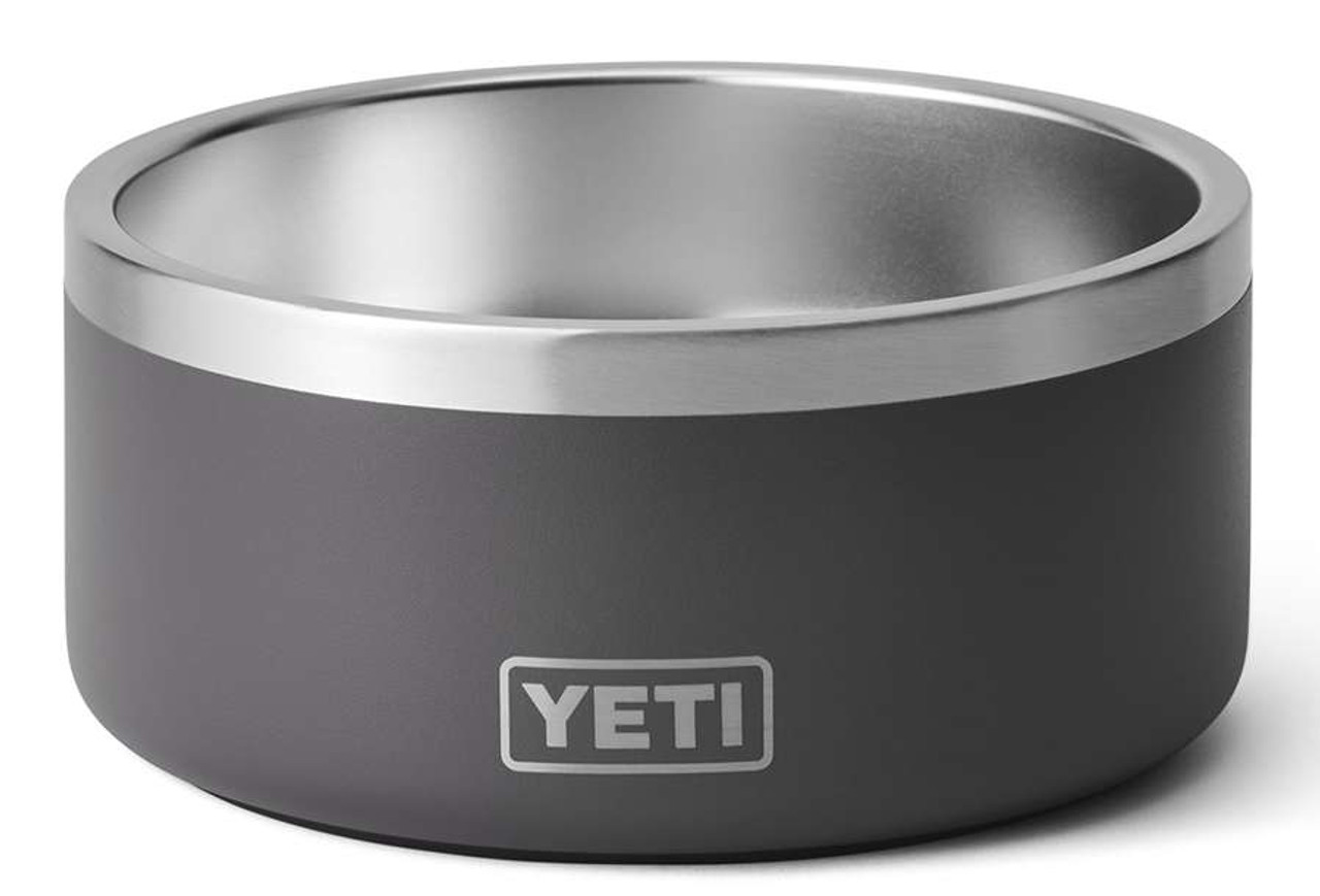 YETI Boomer Dog Bowl 4 Cups Charcoal TackleDirect