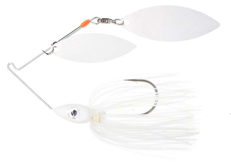 Nichols Lures Pulsator Spinnerbait en métal double en saule, teinte violette, 1,9 g