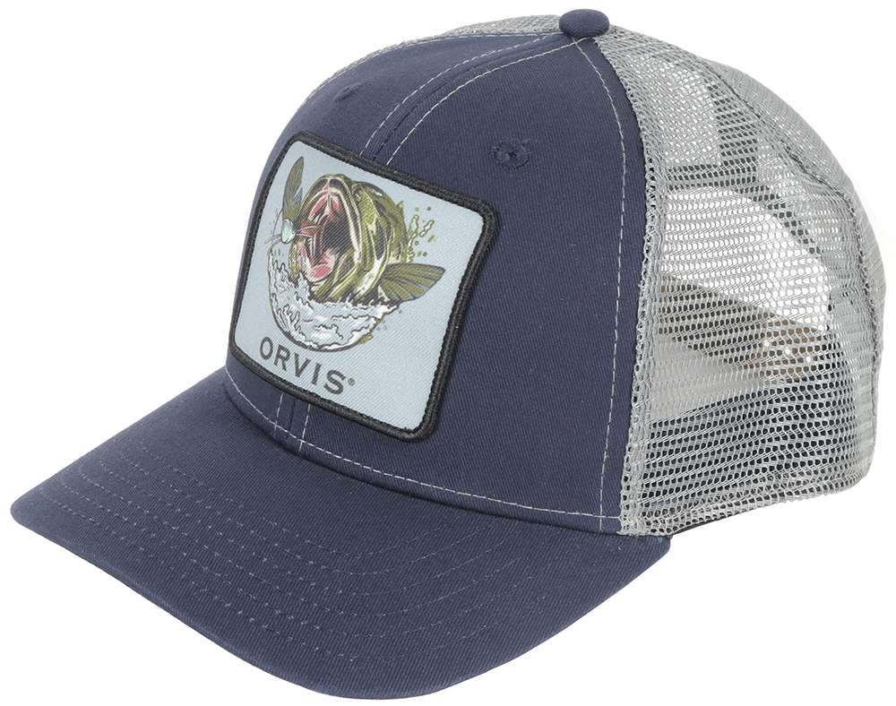 Orvis Largemouth Navy Trucker Hat