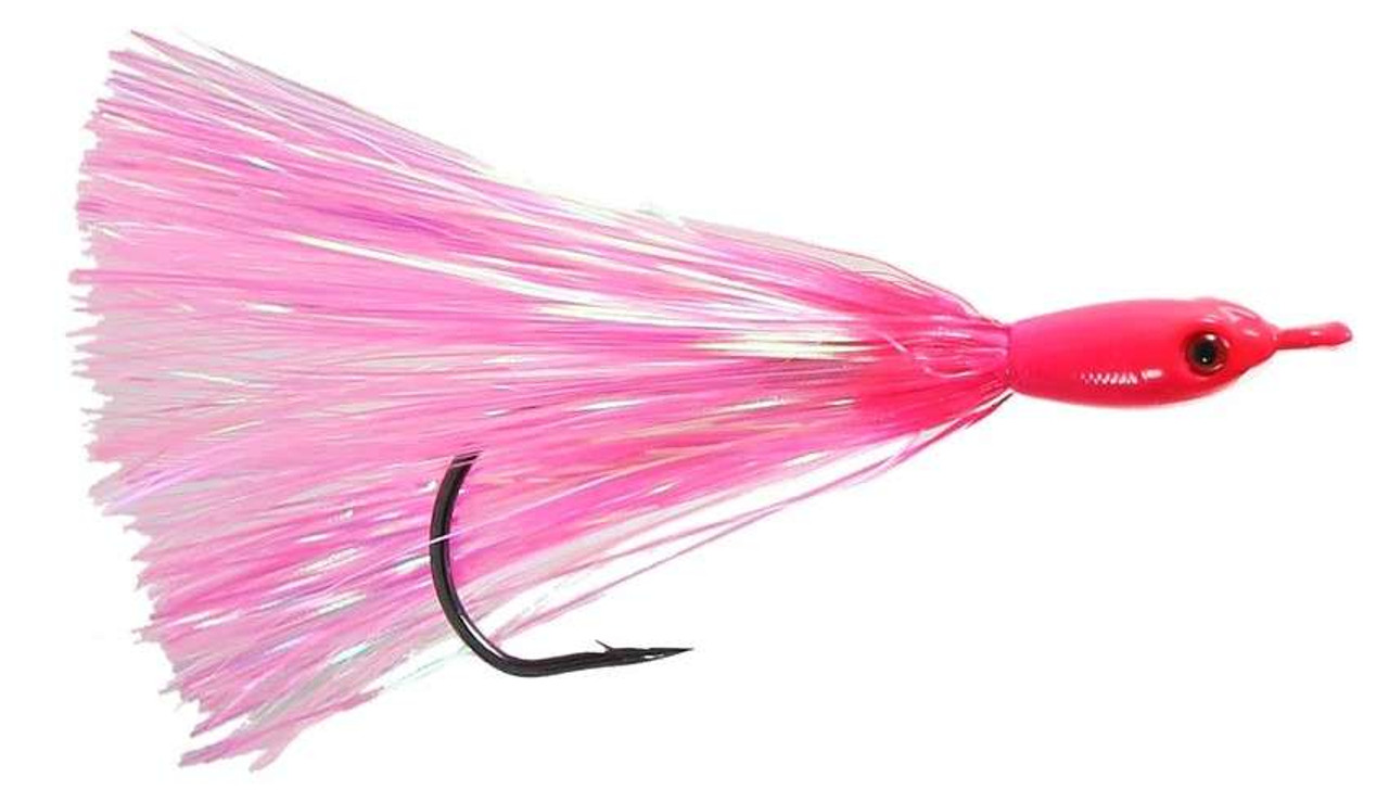 Jigging World Fluke Candy V2 Teasers Mylar Pink TackleDirect