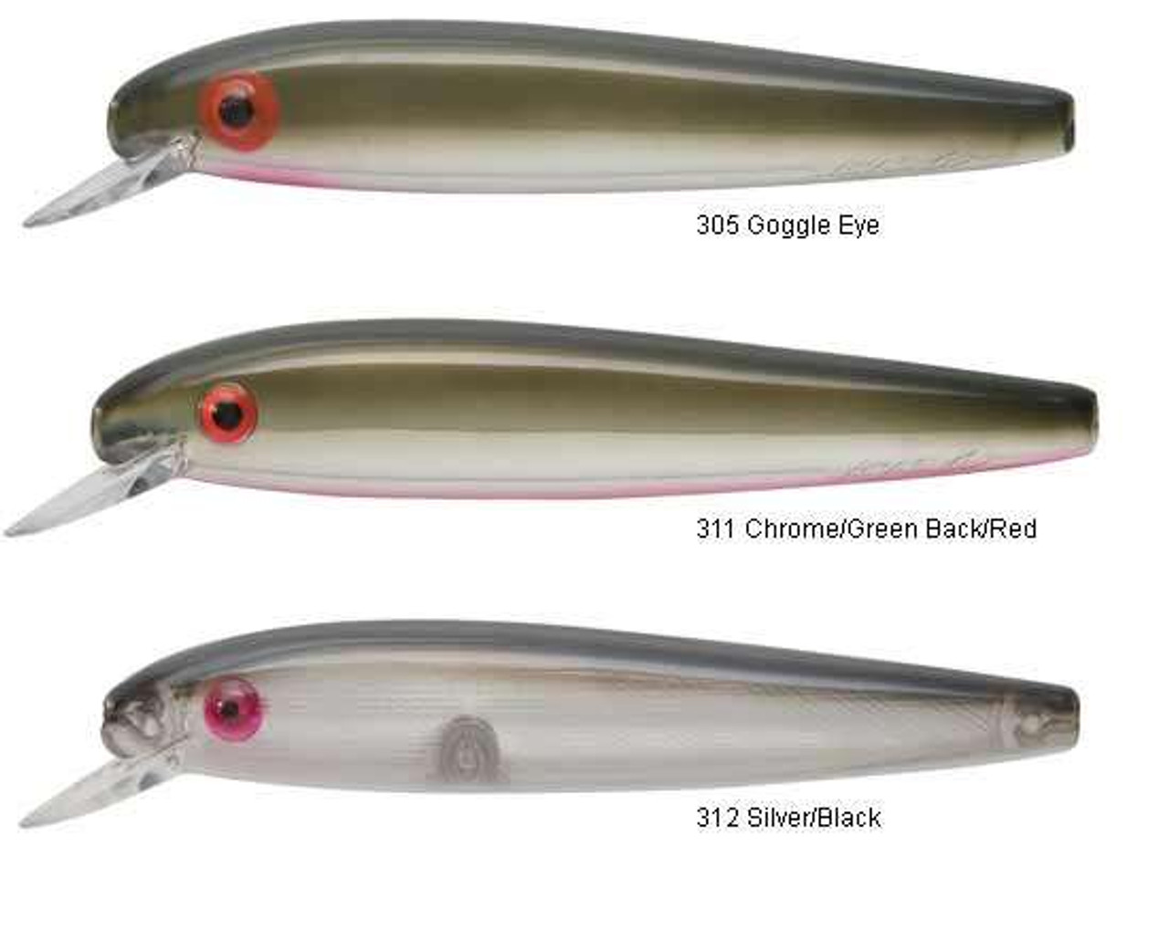 Bomber Wind Cheater Minnow Lures - TackleDirect