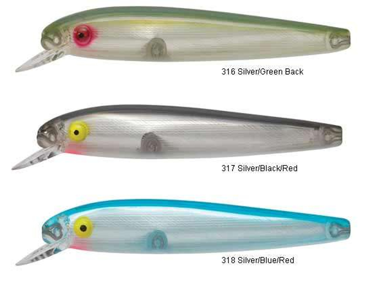 Bomber Wind Cheater Minnow Lures - TackleDirect