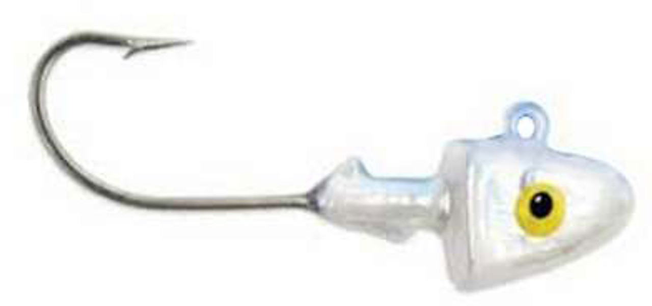 Sea Striker HSAH3810 GotCha Plug Shad Head Lure White Pearl