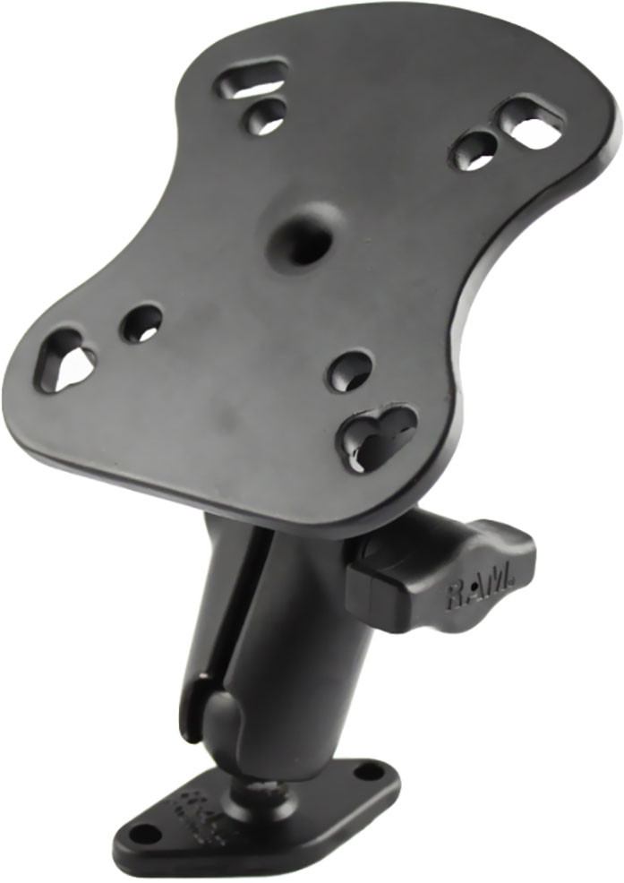 RAM Fishfinder Diamond Plate Mount for Humminbird B Size 1in