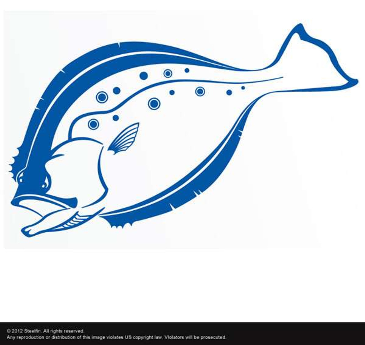 Steelfin Flounder Decals TackleDirect